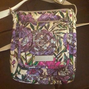 Vera Bradley mini hipster in lavender meadow